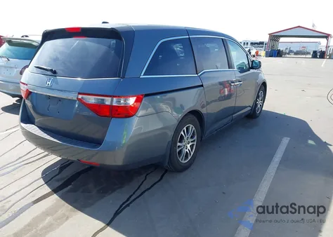 2013 Honda Odyssey Ex-L из США, поврежденный, VIN 5FNRL5H60DB004058